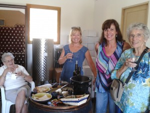 wine tasting of Provence wines in a local vineyard
