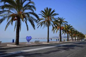 Promenade des anglais highlight of the private tour Nice